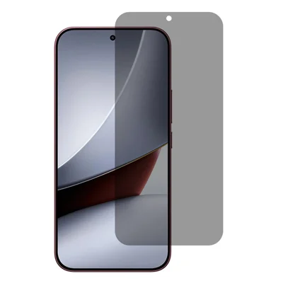 Pour Xiaomi Redmi K100 Pro Max 5G / Poco F9 Ultra 5G 2.5D Arc Edge Protecteur d'écran complet anti-espionnage en verre haut de gamme au silicium-aluminium (déverrouillage par empreinte digitale)