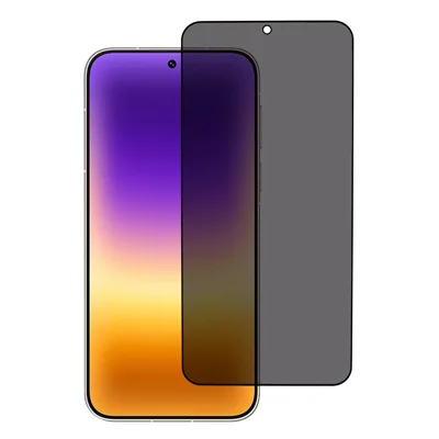 For Huawei Pura 90s Pro Anti-Spy Screen Protector Silk Printing High Aluminium-Silicon Glass Film - Black
