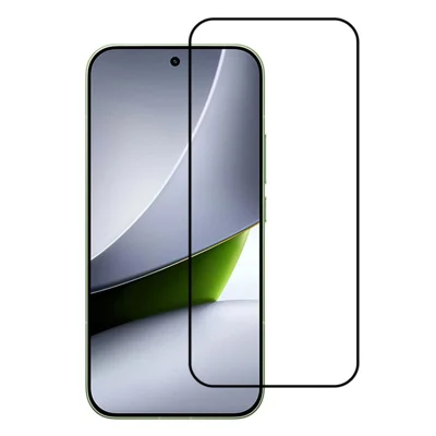 For Xiaomi Redmi K100 Pro 5G (China)  /  Poco F9 Pro 5G Full Screen Protector Full Glue Arc Edge HD High Aluminium-silicon Glass Film with Black Silk Print Edge (Fingerprint Unlock)