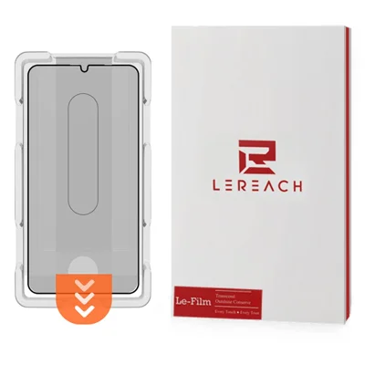 LEREACH Para Realme Note 80 4G / Note 60 / Note 60x 4G Proteção de Ecrã de Vidro Temperado com Privacidade 28° Anti-espião Película de Cobertura Total - Preto