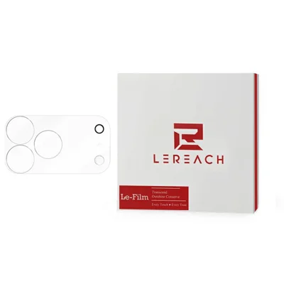 LEREACH For iPhone 18 Pro Max Camera Lens Protector 3D Full Coverage Tempered Glass Acrylic One-Piece Lens Film - Transparent