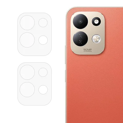 2 st till Xiaomi Redmi 17 4G / Redmi 17 5G kamerobjektivskydd 2,5D hårdat glasobjektivfilm - Transparent