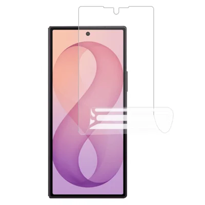 Protector de Pantalla para Samsung Galaxy Z Fold8, Protector de Hidrogel Suave TPU Transparente a Prueba de Rayaduras para Pantalla Externa - Transparente