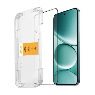  HAT PRINCE för Xiaomi Redmi 17 5G / Xiaomi Redmi 17 4G HD Clear Film ENKAY  Heltäckande Fullklemd Härdat Glas Skärmskydd med Monteringsverktyg - Transparent