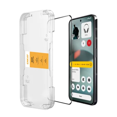 HAT PRINCE para Nothing Phone (4b) Filme HD Transparente ENKAY, Protetor de Ecrã de Vidro Temperado com Cola Total e Cobertura Total com Ferramenta de Instalação - Transparente
