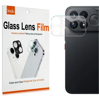 IMAK para Xiaomi Poco F9 Ultra 5G Protetor de Lente da Câmara Slim Filme de Lente de Vidro Temperado de Cobertura Total - Transparente