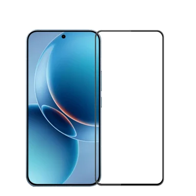 PINWUYO til Xiaomi Redmi K90 Ultra 5G, Hærdet Glasfilm, Eksplosionsbestandig 9H, 3D Fuld Lim, Fuld Skærmværn - Sort