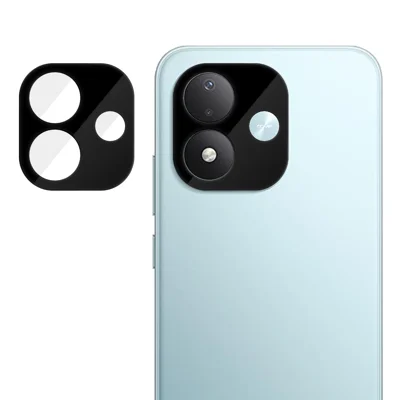 Für Xiaomi Redmi Note 17 (Indien/China) 5G / Xiaomi Redmi Note 17 4G Vollflächiger Kameraobjektivschutz Seidendruck HD Anti-Fingerprint AR Gehärtetes Glas Objektivfolie - Schwarz
