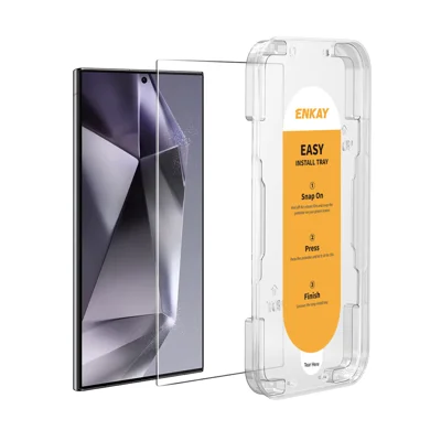 HAT PRINCE para Samsung Galaxy S26 Ultra Protector de Pantalla ENKAY Película de Vidrio de Alta Alúmina-Silicio Ultrafina de 0,18 mm Compatible con Desbloqueo - Transparente