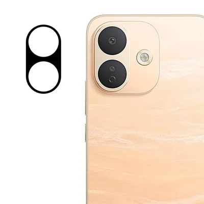 For Xiaomi Redmi Note 17 Pro 5G Hærdet glas til kameraobjektivbeskytter Silkeprintet kameraobjektivfilm - Sort