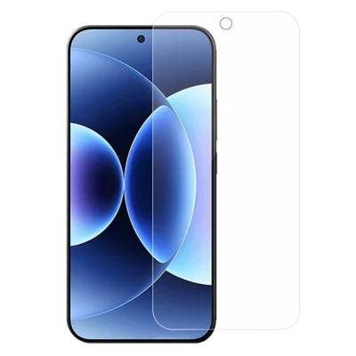 AMORUS para Xiaomi 18 Pro Película de Vidrio de Alta Calidad de Aluminio-Silicio Protector de Pantalla con Borde Curvado 2.5D, NO Cubrimiento Completo - Transparente