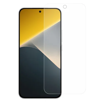 AMORUS para Xiaomi Poco X8 5G Película de Vidrio de Alta Calidad de Aluminio-Silicio, Protector de Pantalla con Borde Curvo 2.5D, NO Cobertura Completa - Transparente