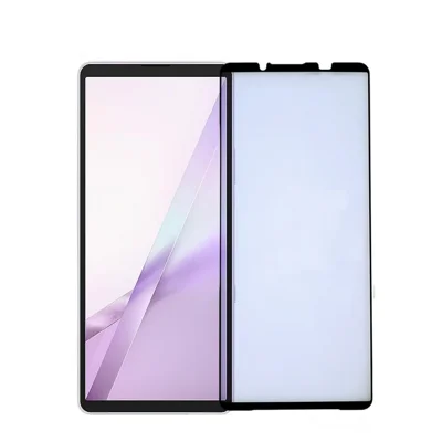 MOFI per Sony Xperia 10 VIII Protezione per Schermo 9H 3D Curvo in Vetro Temperato con Colla Totale - Nero