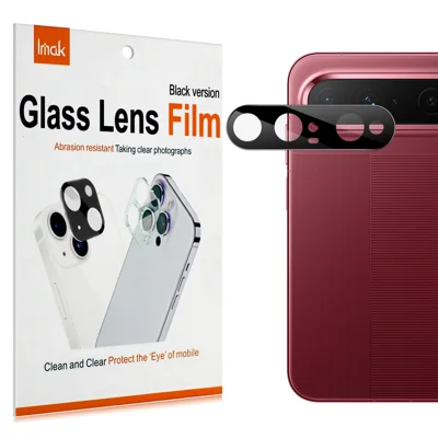 IMAK for Huawei Pura X View Camera Lens Protector Tempered Glass HD Clear Full Cover Lens Film - Black