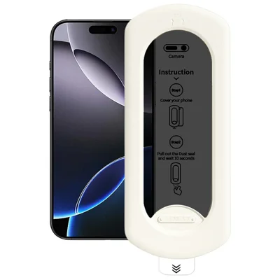  Для iPhone 18 Pro Антишпионское Закаленное Стекло с Автоматическим Установочным Устройством и Полным Покрытием - Черный