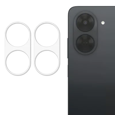 2Pcs For Xiaomi Redmi A7 4G Camera Lens Protector 3D Arc Edge Anti-Scratch Tempered Glass Lens Film - Transparent