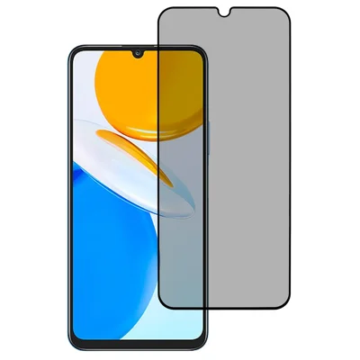 For Honor X7 Anti-Spy Skærmbeskytter Silkeprint Høj Aluminium-Silicium Glasfilm