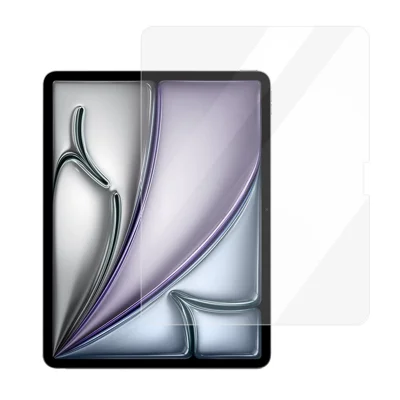 Protetor de Ecrã ZGA para iPad Air 13 (2026) / (2025) / (2024), Filme de Ecrã Transparente de Vidro de Alta Resistência com Cobertura Total e Antiarranhões - Vidro de Alta Resistência em Alumínio-silício
