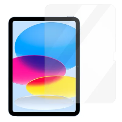 ZGA Protector de Pantalla para iPad (2025) / iPad 10.9 (2022) de Vidrio de Alta Alúmina-Sílice, Cobertura Completa, Película Antirrayones - Transparente