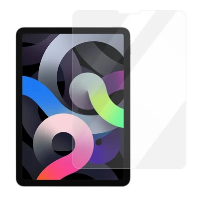 واقي شاشة ZGA لجهاز iPad Pro 11 (2022) / (2021) / (2020) / (2018) / Air (2022) / (2020)، فيلم شاشة شفاف من الزجاج عالي السيليكون والألومنيوم بتغطية كاملة ومقاوم للخدوش