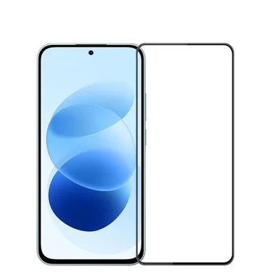 MOFI til Xiaomi Redmi Note 17 4G (Global) / Xiaomi Redmi Note 17 (Indien/Kina) 5G / Xiaomi Redmi Note 17 5G (Global) Skærmprotector 9H 3D Bøjet Fuld Limsætning Fuldt Dækkende Hærdet Glasfilm - Sort