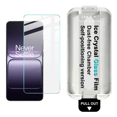 IMAK pour OnePlus Nord CE5 5G / OnePlus Ace 5 Racing 5G Protecteur d'écran complet Verre trempé Cristal de glace avec outil d'installation sans poussière (déverrouillage par empreinte digitale) - Transparent