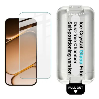 IMAK pour OnePlus Turbo 6X Pro 5G Protecteur d'écran complet Film en verre trempé Cristal de glace avec outil d'installation sans poussière (déverrouillage par empreinte digitale) - Transparent