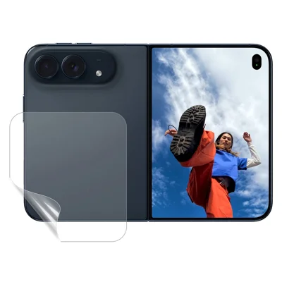 For iPhone Duo Protector de Parte Trasera Antirayones Ultra Transparente de Película de Cubierta Trasera PET - Transparente