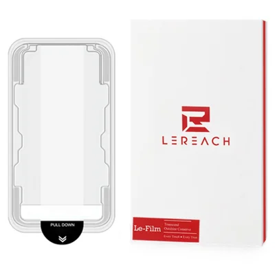 LEREACH for Xiaomi Redmi Note 17 Pro 5G / Note 17 Pro Max 5G Tempered Glass Full Screen Protector Anti-Fingerprint Film with Dust-Free Installation Tool - Transparent