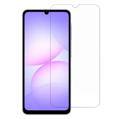 Für Samsung Galaxy A07s 4G Displayschutz 0,3 mm gewölbte Kante aus gehärtetem Glas, keine vollständige Abdeckung – transparent