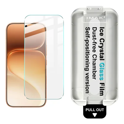 IMAK pour Honor 600 Pro 5G / Honor 600 5G Protecteur d'écran complet Film en verre trempé Cristal de glace avec outil d'installation sans poussière (déverrouillage par empreinte digitale) - Transparent