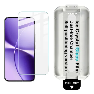  IMAK for Xiaomi Poco X8 Pro Max 5G / Xiaomi Redmi Turbo 5 Max 5G Screen Protector Ice Crystal Tempered Glass Film with Dust-free Installation Tool (Fingerprint Unlock) - Transparent