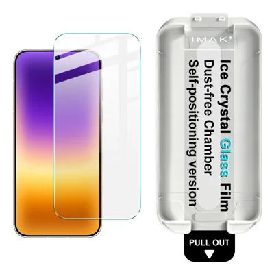 IMAK for Huawei Pura 90s Pro Max / Huawei Pura 90 Pro Max Screen Protector Ice Crystal Anti-Scratch Tempered Glass Film with Dust-free Installation Tool - Transparent