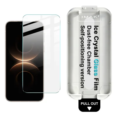 IMAK til Huawei Mate 80 RS Ultimate / Huawei Mate 80 Pro Max Skærmbeskytter Ice Crystal Anti-Krat Tempered Glass Film med støvfri installationsværktøj - Transparent