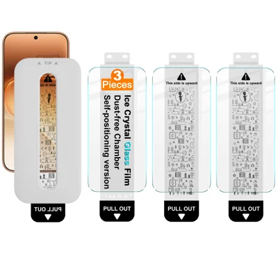 IMAK pour Honor 600 Pro 5G / Honor 600 5G 3 pièces Protecteur d'écran en verre trempé cristal de glace avec outil d'installation sans poussière (déverrouillage par empreinte digitale) - Transparent