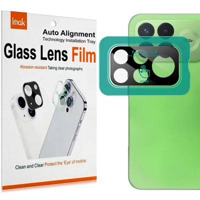  IMAK for Xiaomi Poco F9 Pro 5G Tempered Glass Full Cover Camera Lens Protector with Self Positioning Frame - Black