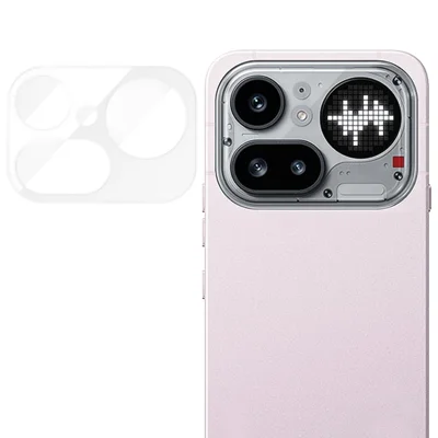  For Nothing Phone (4a) Pro Full Cover Camera Lens Protector High Definition Anti Fingerprint AR Tempered Glass Lens Film - Transparent