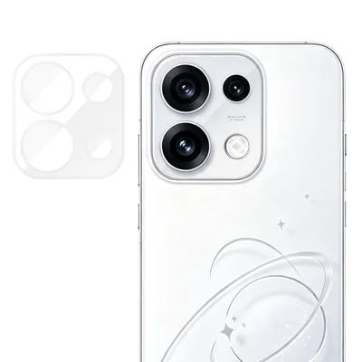 Para Oppo Reno16 Pro 5G (Global) Protetor de Lente da Câmera com Cobertura Total, Filme de Lente em Vidro Temperado AR de Alta Definição e Anti-impressão Digital - Transparente
