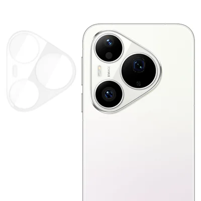 Protecteur de lentille caméra intégral pour Huawei Pura 90 Pro, film de lentille en verre trempé AR haute définition anti-empreintes digitales - Transparent