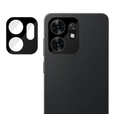  For Honor X6d 5G Full Cover Camera Lens Protector Silk Print HD Anti Fingerprint AR Tempered Glass Lens Film - Black