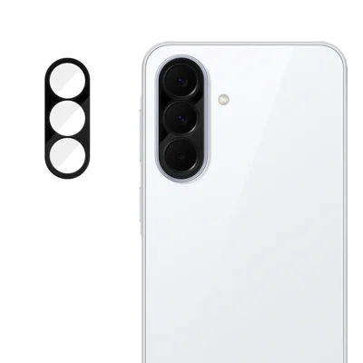 Til Samsung Galaxy A57 5G / Galaxy A37 5G, fuld dæknings beskyttelse til kameraobjektiv, silkeprint, HD, anti-fingeraftryk, AR, forstærket glasfilm til objektiv - sort