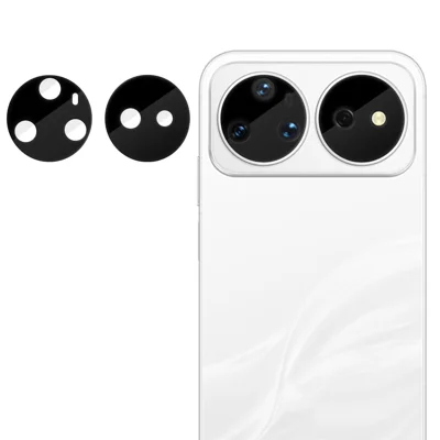  For Huawei nova 16 Pro 5G Full Cover Camera Lens Protector Silk Print HD Anti Fingerprint AR Tempered Glass Lens Film - Black