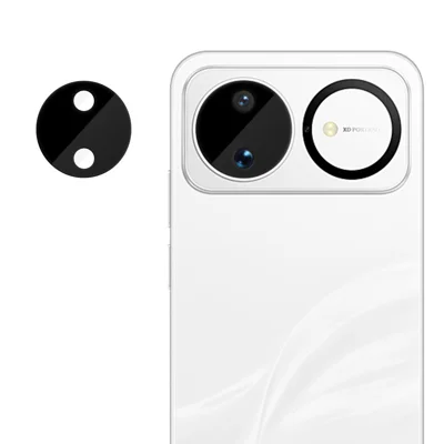  For Huawei nova 16 5G Full Cover Camera Lens Protector Silk Print HD Anti Fingerprint AR Tempered Glass Lens Film - Black