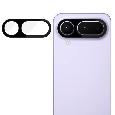 Protetor de Lente para Câmera Full Cover para Honor Magic8 Pro Air 5G, Filme de Vidro Temperado AR HD com Impressão em Seda, Anti-impressões Digitais, - Preto