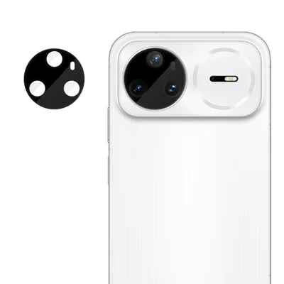  For Huawei nova 15 Pro 5G Full Cover Camera Lens Protector Silk Print HD Anti Fingerprint AR Tempered Glass Lens Film - Black