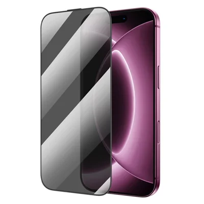 ROCK для iPhone 18 Pro Max Защитное стекло с защитой конфиденциальности 28° Анти-шпион Высокопрочное алюмосиликатное стекло Полное покрытие Защитная пленка от царапин