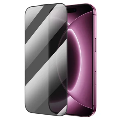 ROCK per iPhone 18 Pro Pellicola Protettiva per la Privacy 28° Anti-Spy in Vetro Aluminosilicato Copertura Totale Antigraffio