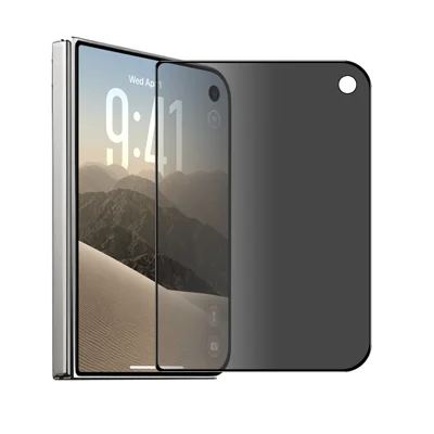  HAT PRINCE for iPhone Duo Privacy Screen Protector ENKAY Hat-Prince Full Glue Full Coverage 28-degree Anti-Spy Tempered Glass - Black