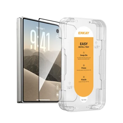  HAT PRINCE til iPhone Duo HD Clear Film ENKAY  Fuld dækning Fuld lim Hårdet glas skærmbeskytter med installationsværktøj - Transparent
