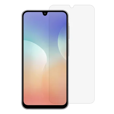 For Samsung Galaxy M17 5G Screen Protector 2.5D High Aluminium-Silicon Glass Film Electroplated Coating (Not Complete Covering) - Transparent